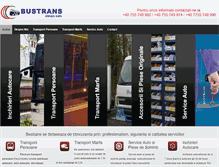 Tablet Screenshot of bustrans.ro
